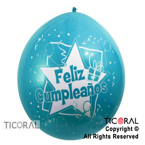 PIATA S R36 FASHION F/CUMPLE ESTRELLA 2C TURQUESA x 1